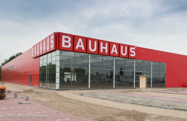 Bauhaus Groningen bouwt met Brink Staalbouw